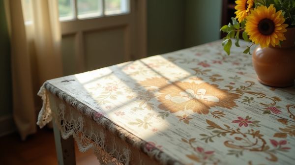 Apportez une touche vintage avec un abat jour en rotin forme fleur